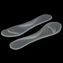 1 пара прозрачных гелевых стелек с носочной частью стопы, поддержка свода стопы, усталость ног/Длительность/боль/массаж