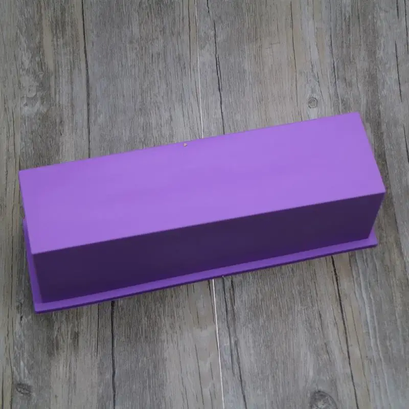 Высококачественная Экологичная прямоугольная силиконовая форма для кусок мыла деревянная коробка DIY Инструменты для изготовления для кусочка мыла формы для торта