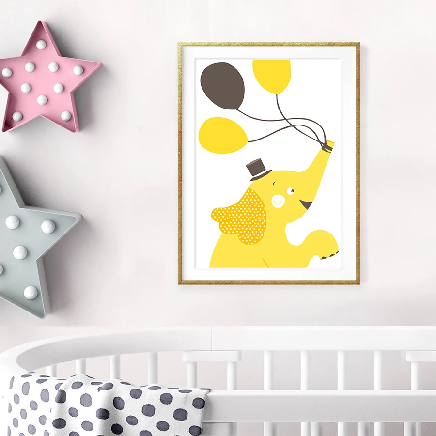 Cartoon Animals Wall Painting Prints (5)