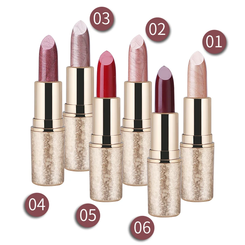 QIC Brand Professional Lips Makeup Waterproof Long Lasting Pigment Nude Pink Mermaid Shimmer Lipstick Luxury Makeup QIC Brand Professional Lips Makeup Waterproof Long Lasting Pigment Nude Pink Mermaid Shimmer Lipstick Luxury Makeup