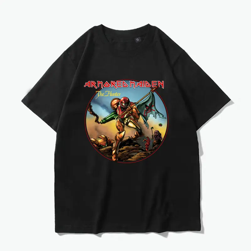 

Armored Maiden Nintendo men shirt short sleeve harajuku Japanese tshirt drop shipping T Shirts hip hop man clothes funny top tee