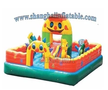 Outdoor fun city, inflatable bouncy castle, inflatable jumping castle,inflatable slide for kids yard inflatable dual slides with pool home use jumping castle kids 5 7 3 7 3 4m pvc oxford inflatable trampoline bouncy castle