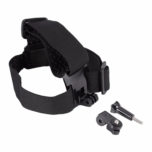 3 in 1 Black Elastic Adjustable Head Strap camera Mount