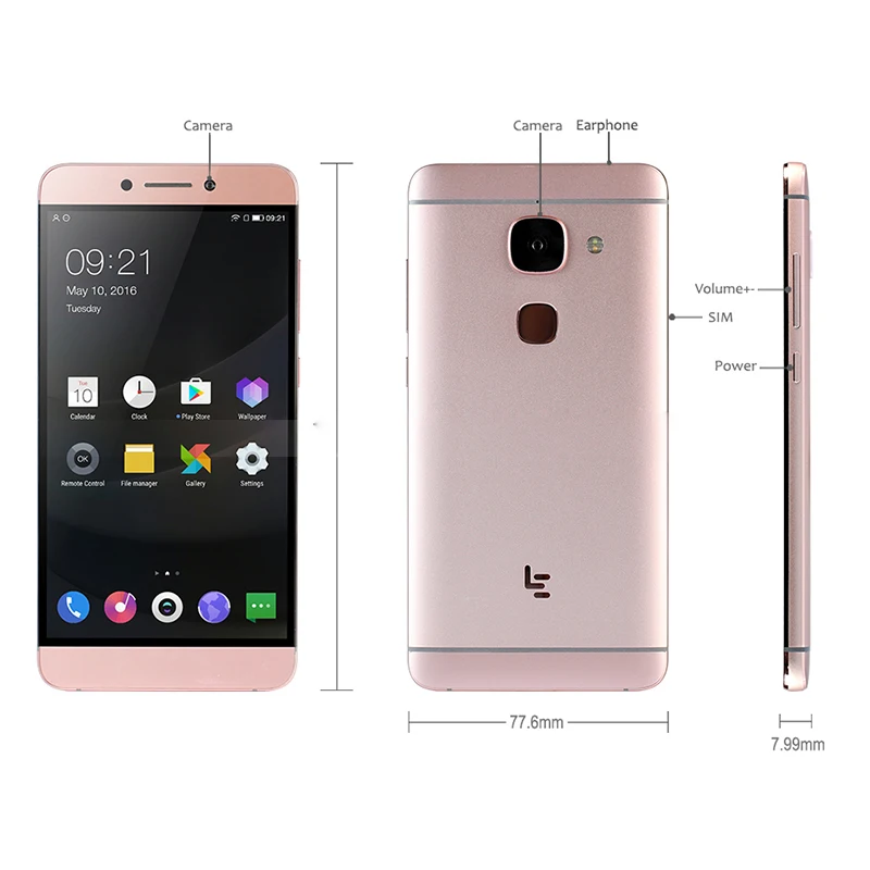 5," Letv LeEco Le Max 2X820 FDD 4G смартфон 4G 32G Snapdragon 820 четырехъядерный 2560x1440 21MP 3100mAh X820 телефон