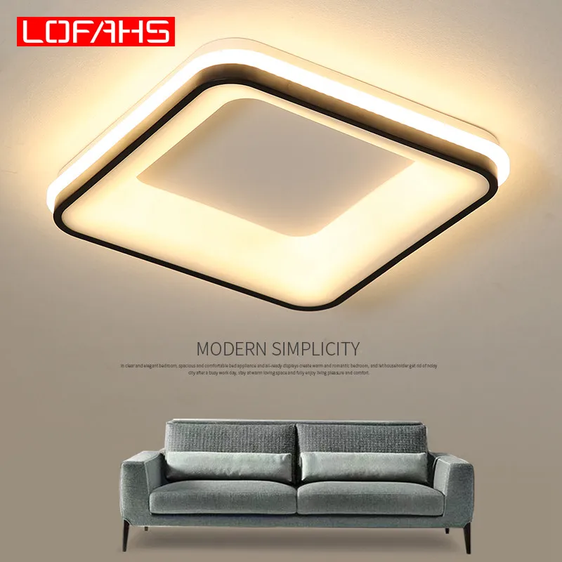 

LOFAHS modern led chandelier with remote high brightness lights For Living Room Bedroom Home Chandelier indoor ceiling Fixtures