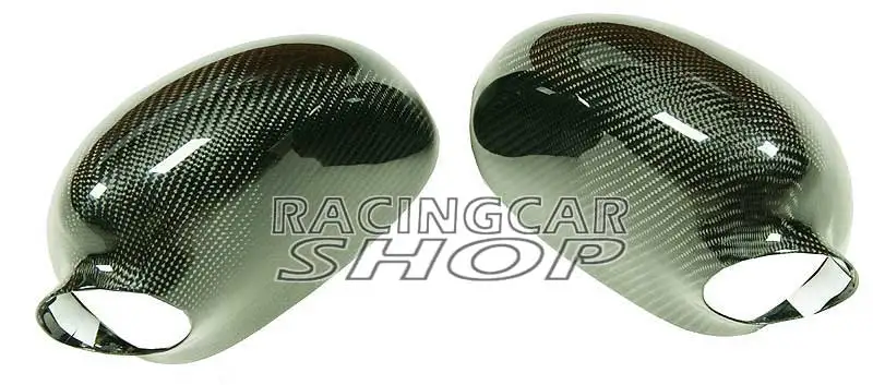 REAL CARBON FIBER MIRROR COVER TRIM 1pair for 2000-2006 BMW E46 M3