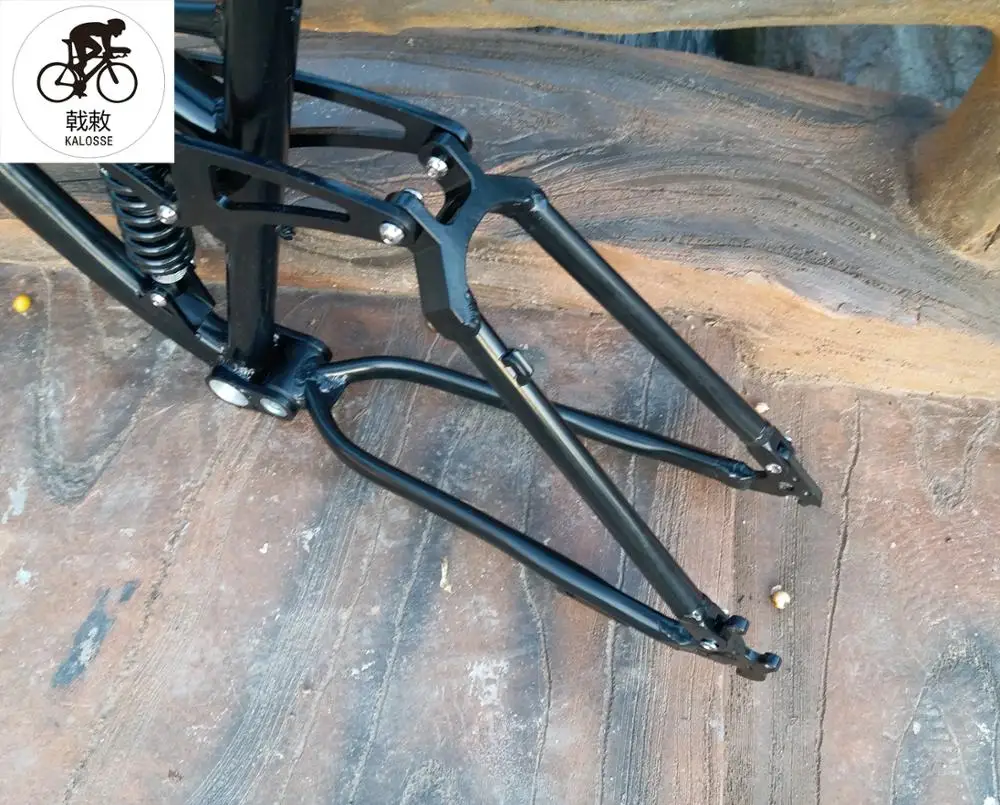 Best Kalosse 190mm travel  bicycle  frame  27.5X17 mountain  bike frame   27.5X1.75-2.1  MTB  frame 3