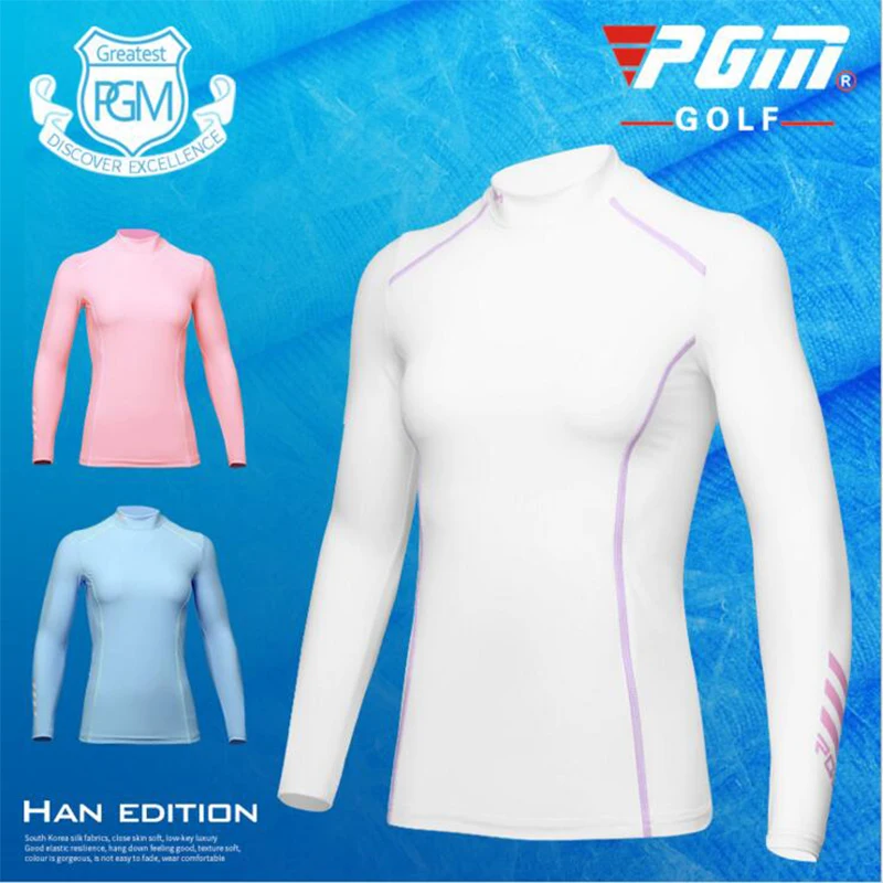 2018 New Women's Golf Summer Underwear Shirt Ice Tights Long Sleeve T