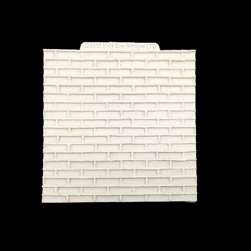 

Brick Wall Shape 100% Platinum Silicone Sugarcraft Mould, Fondant Cake Decorating Tools Bakeware