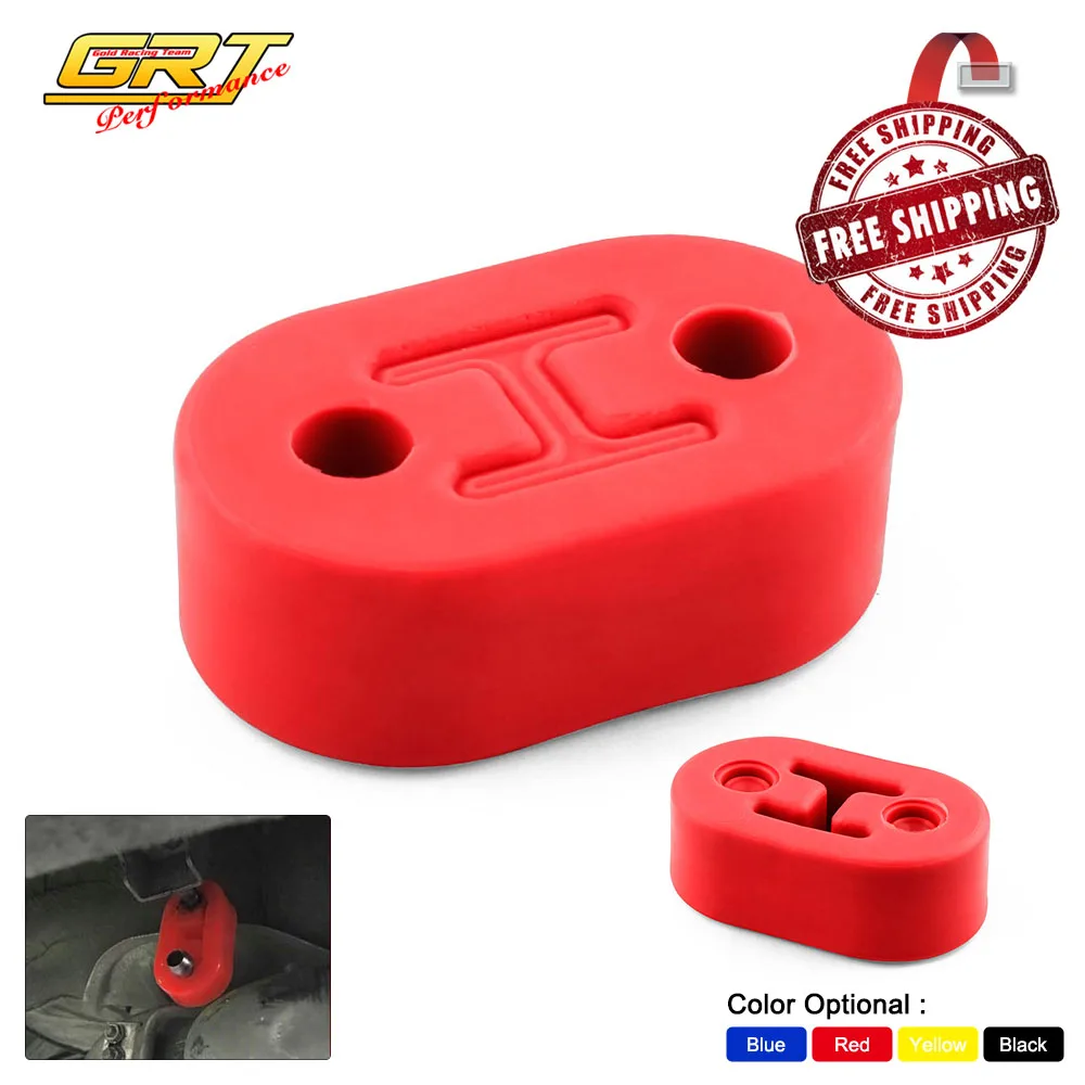 

Free shipping 2pcs Universal Exhaust Mount Repair Hanger Bracket Heavy Duty Rubber Replacement TP069x2