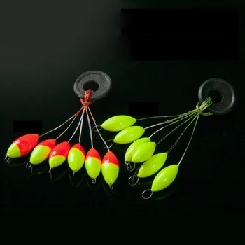 

40 pack /240 pcs seven-satr float mixedcolored foam fishing floats accesorios pesca fishing buoys large medium small size ff03