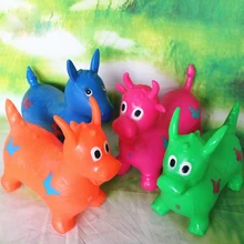 Маленький милый прыгающий олень надувная игрушка животное мультфильм Мини прыгающая лошадка игрушка для детей подарок ребенку игрушка для здоровья