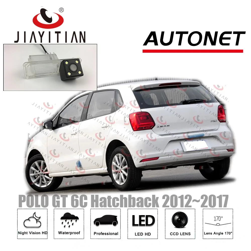 Задняя камера JiaYiTian для VW POLO GT Hatchback 6C 2012 ~ 2020 CCD ночное видение задняя резервная