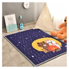 Высокое качество, утолщенный детский ползучий Противоскользящий ковер с мультяшным медведем, четыре сезона, детский игровой коврик для гостиной, спальни