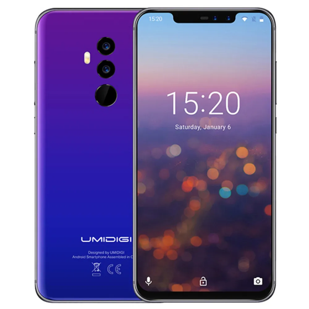 UMIDIGI UMI Z2 Special Edition 4 Гб Оперативная память 64 Встроенная Helio P23 MTK6763 2 0 ГГц Octa Core 6 "FHD +
