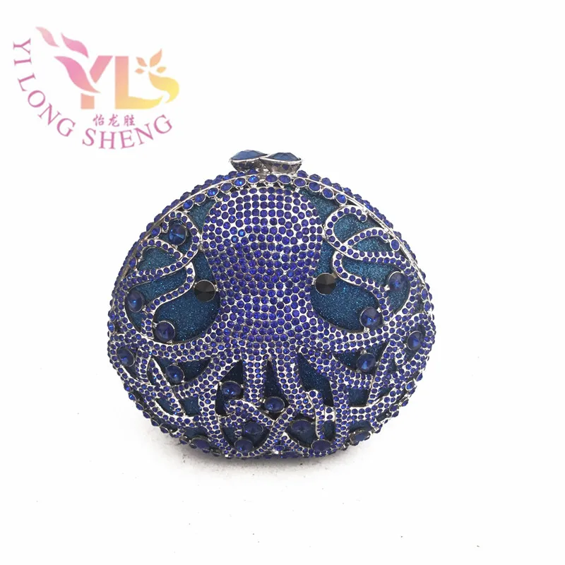 Women Purses Clutches Crystal Indian Bridal Clutch Purse Women Hand Bag Crystal Rhinestone Clutch Evening Bag with Chain YLS-A27