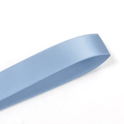 Elegant Blue Double Face Satin Ribbon - 100 Yards for Party & Wedding Decorations, Crafts, and Handmade Roses (French blue 332)