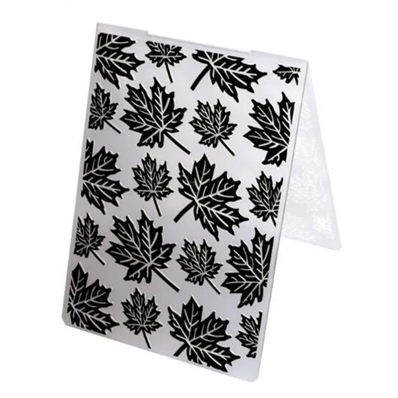 

YLEF094 Maple Plastic Embossing Folder For Scrapbook Stencils DIY Photo Album Paper Cards Making Decoration Scrapbooking Tools