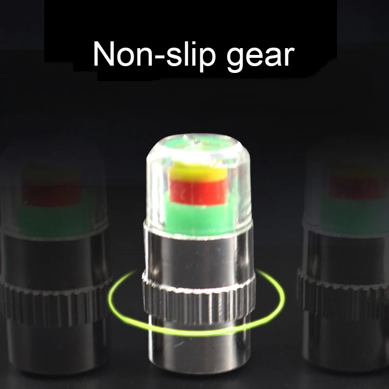 

Hot 4 Pcs Car Tire Tyre Air Pressure Valve Stem Caps Sensor Indicator Alert Auto SUV BX