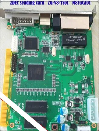 

ZDEC M81GCA11(old version M81GCA01) M81 V8 Full Color video LED display screen sending controller card