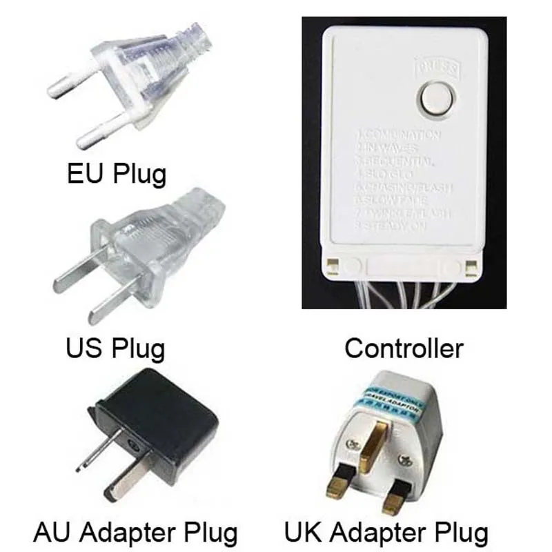 5 м 20 ротанговых шариков светодиодные Ёлочные гирлянды огни AC Plug гирлянды сказочные огни Guirlande Lumineuse Exterieur украшения дома