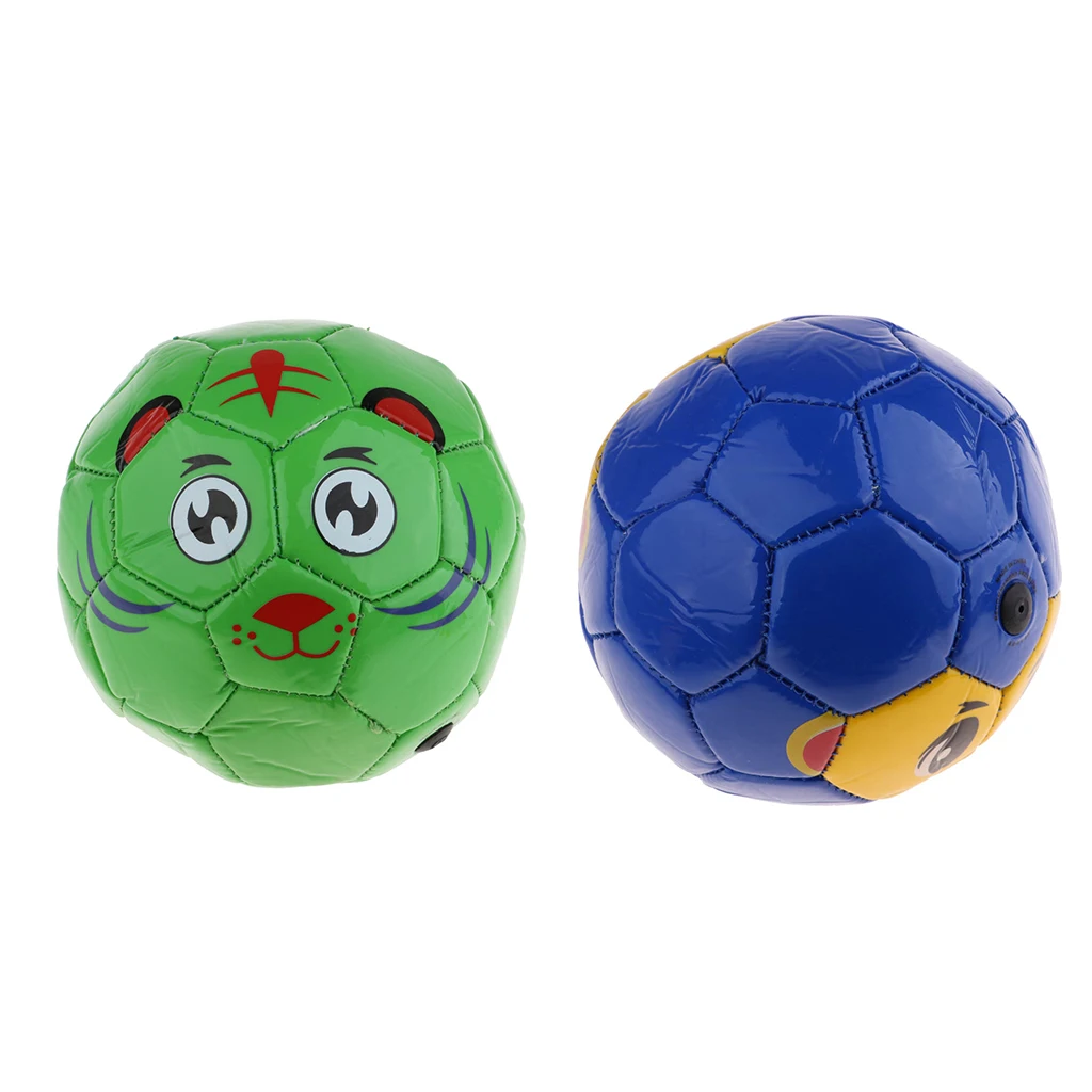 2-Counted 5.5in Soccer Balls Suitable for Small Kids and Pets Indoor/Outdoor Play