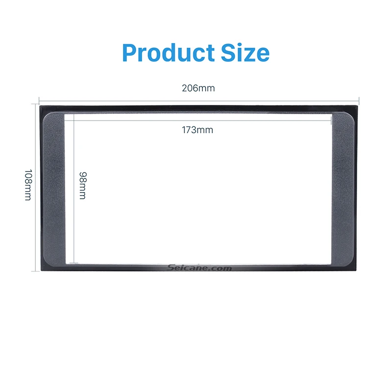 

Seicane Double Din Car Radio Fascia Frame Panel Installation Kit for 2006 Toyota Camry Vios Corolla Wish Altis 4500 CD Trim