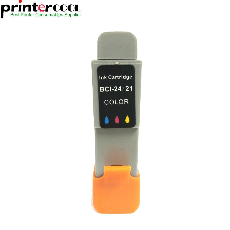

einkshop 1Set BCI-21 BCI-24 For Canon BCI 21 24 Ink Cartridge For Canon BJC 2000 2100 2115 2120 400 410 400j 4000 printer