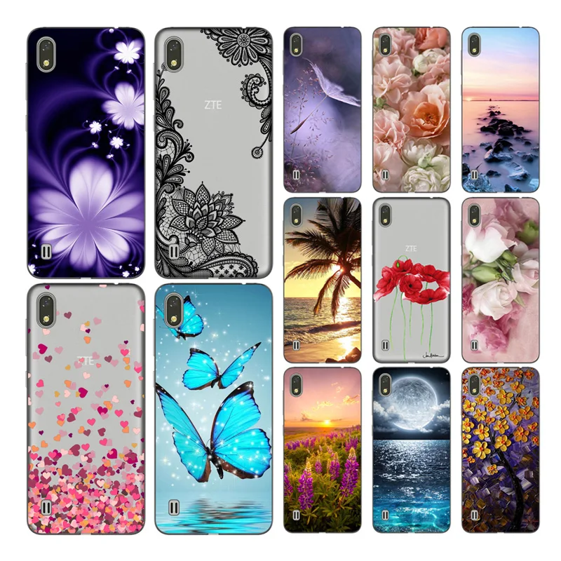 

Goterflly Soft Silicone Case For ZTE A530 Case Coque Painted Cases Back Fundas Housings For ZTE Blade A530/ZTE A606 cute cover