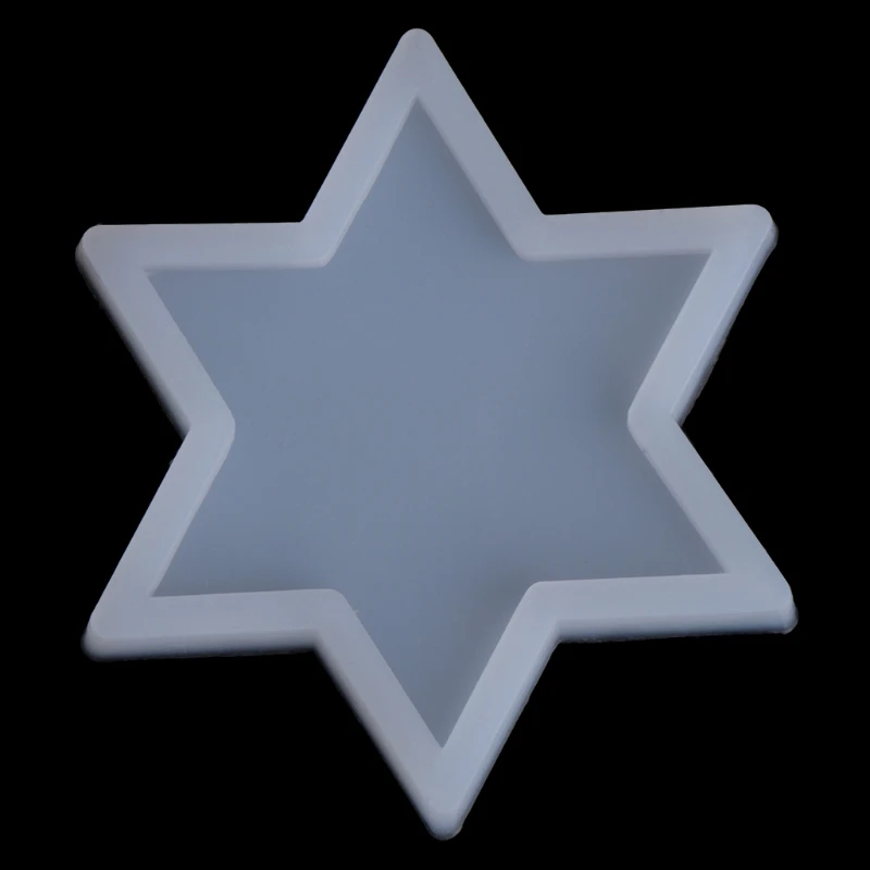Пятиконечная звезда DIY силиконовая форма для изготовления Подвески Изготовление ювелирных изделий кулон смола литье t44