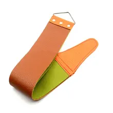 Для мужчин бритья кожаный холст ремень прямая бритва резак для бритья ремни двухслойный точильный ремень js002