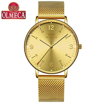 

Mens Watches Top Brand Luxury Men's Military Waterproof Sports Watch Men's Stainless Steel Gold Quartz Watch Relogio Masculino
