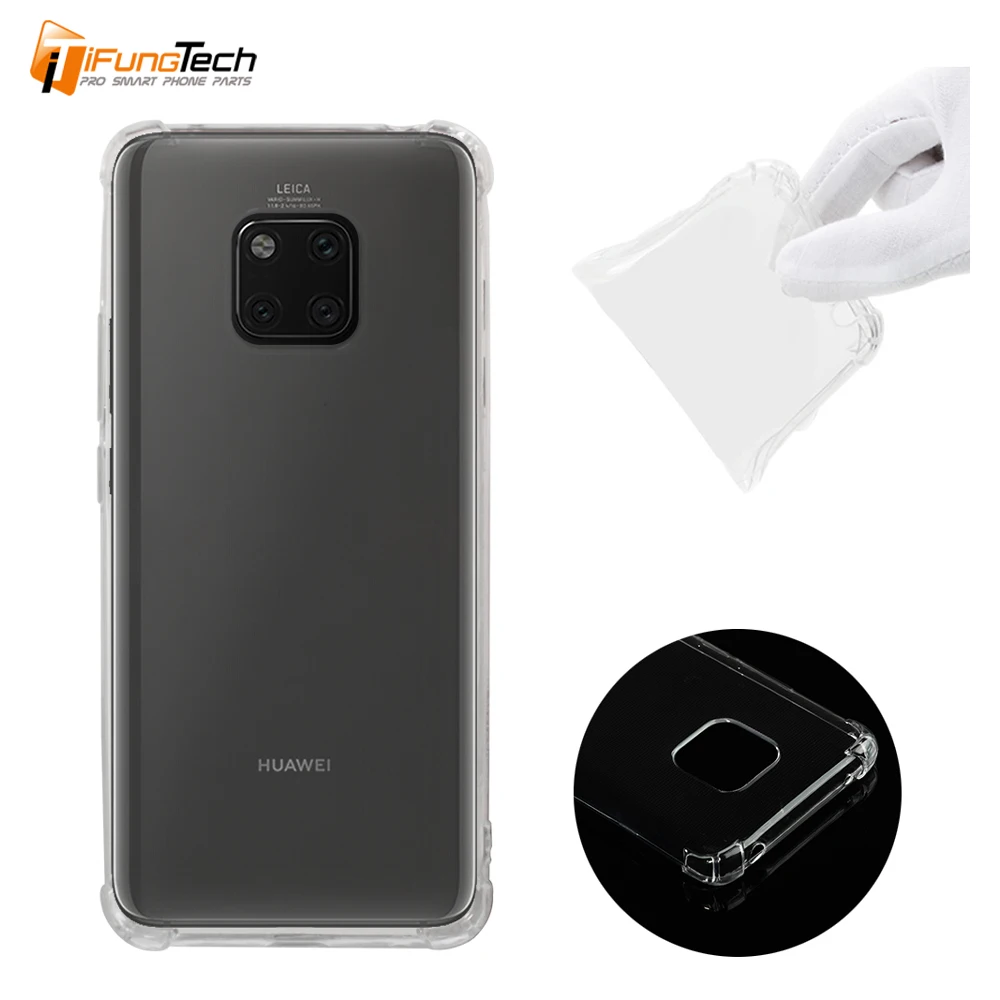

Super Shockproof Clear Soft Case For iPhone 5, 6, XS MAX, For Huawei Mate 20, P20 Pro, New Silicone Luxury Cell Phone Back Cover