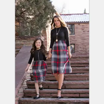 

Mother and Daughter Clothes Parent-child dress Family Matching Outfits Baby Girl Family Matching Outfits