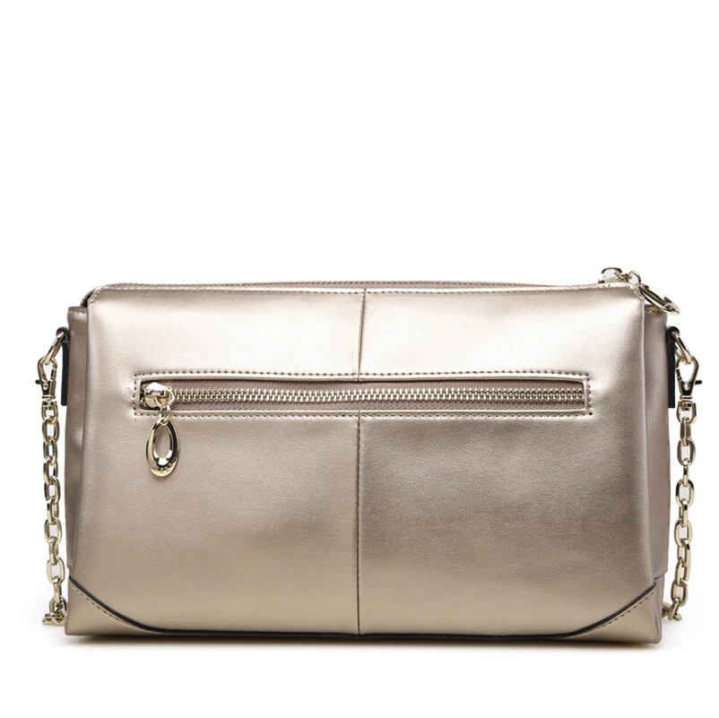 Сумка мессенджер FOXER Женская с тиснением и цепочкой 2020|chain bag|fashion women bagswomen bag |