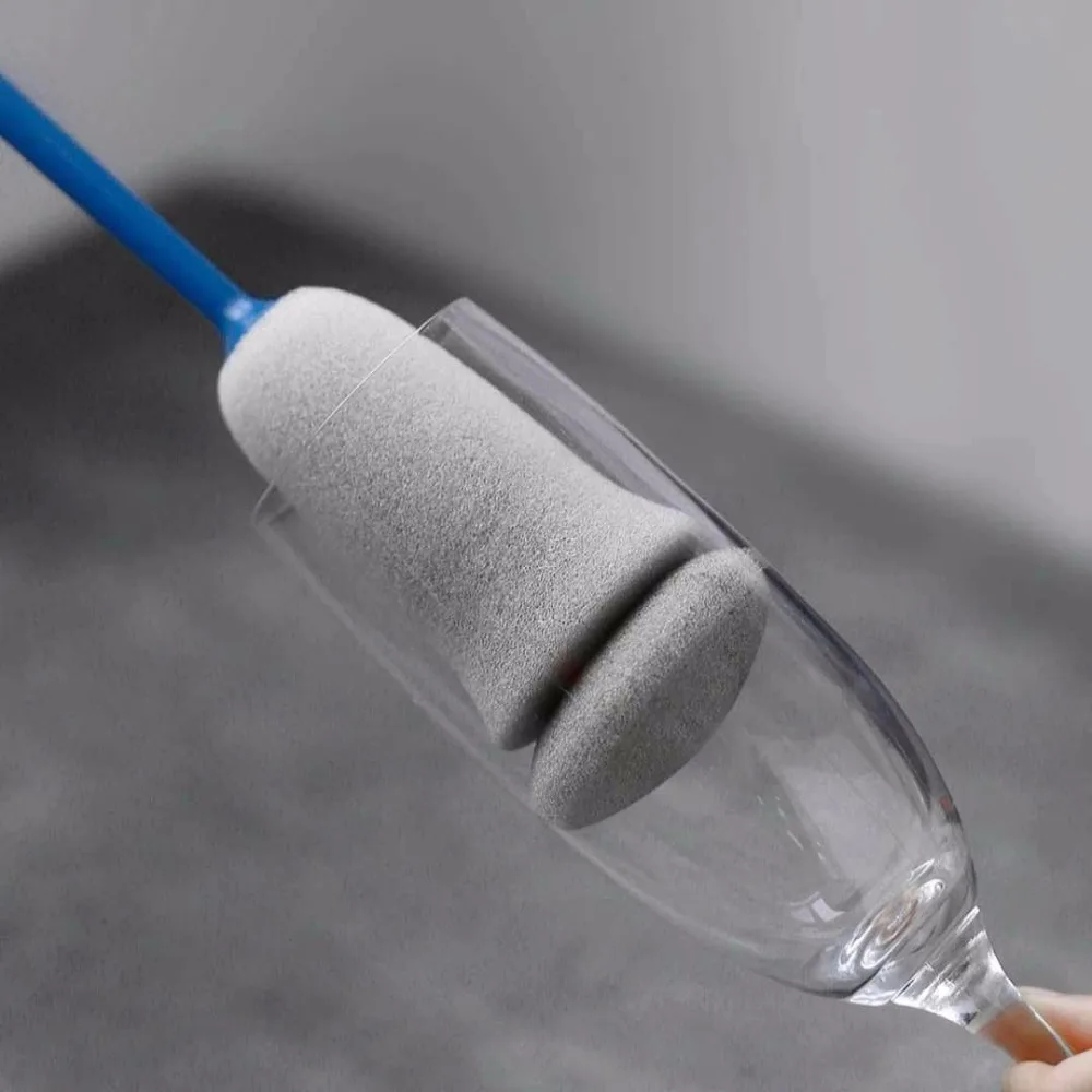  Xiaomi Tulip Sponge Cup Brush Long Handle Kitchen Cup Cleanning Tool for xiaomi smart home Cleaning - 32911786879