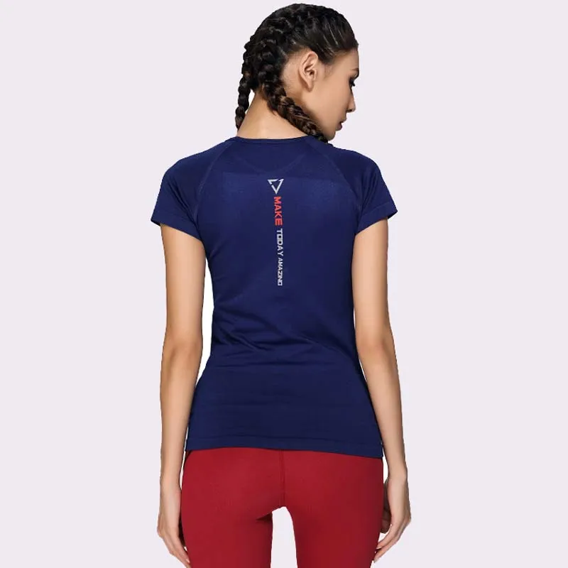 

yoga tops mesh patchwork fitness t shirt women sexy summer black gym sport shirts support drop shipping