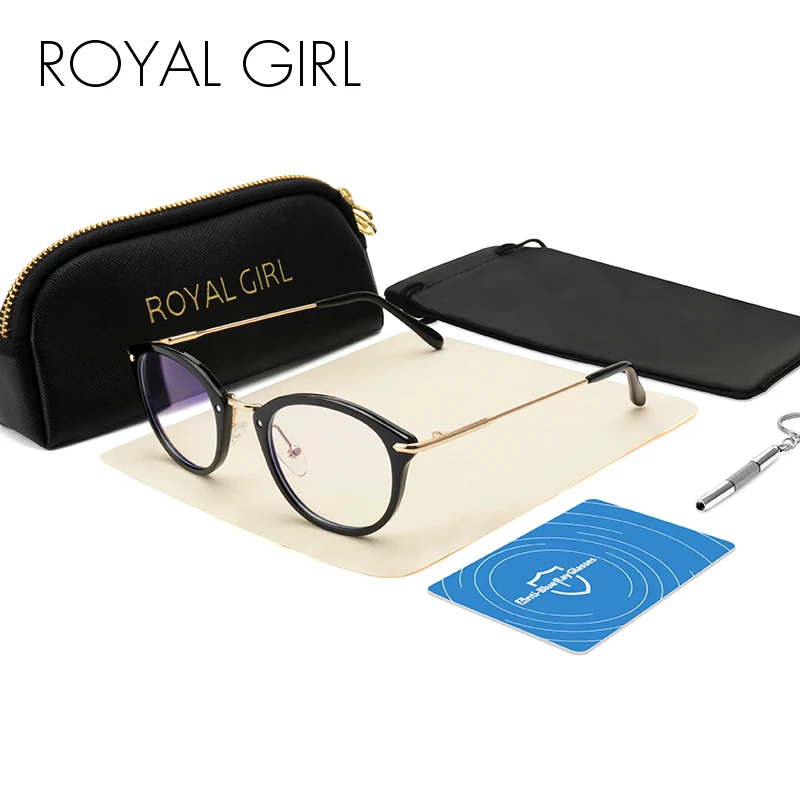 

ROYAL GIRL Blue Light Blocking Glasses Anti Eye Strain Headache Sleep Better Computer Reading Glasses UV400 Lens OS018