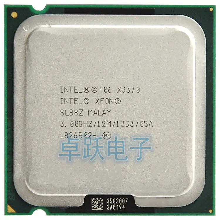 Intel Xeon X3370 x3370 SLB8Z 3,0 ГГц/12 МБ/1333 МГц Socket LGA775 Рабочая