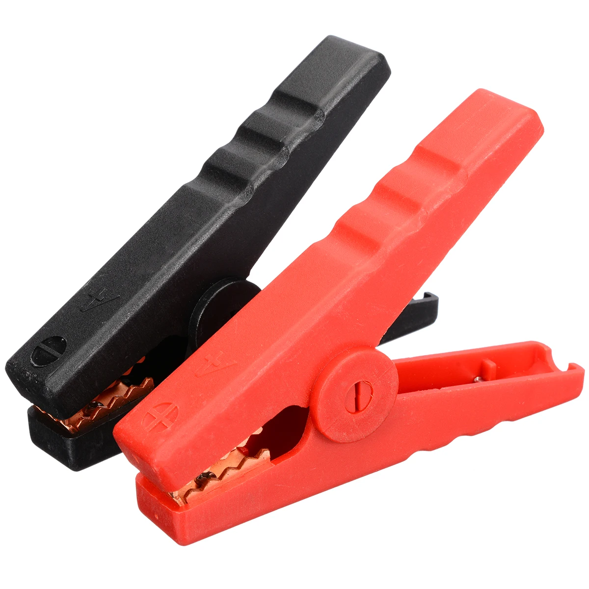 2pcs 100A Car Alligator Clips Battery Clamps Crocodile Clip Red Black Insulated Alligator Clip Clamp