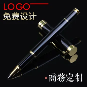 

Black gel pen business gift metal signature pen custom advertising gift pen ball pen wholesale