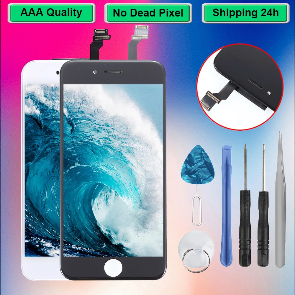 

For iPhone 6 LCD Display For iPhone 6 5s 6s 7 8 LCD Touch Screen Digitizer For iphone 6 Screen Replacements For iphone 7 LCD