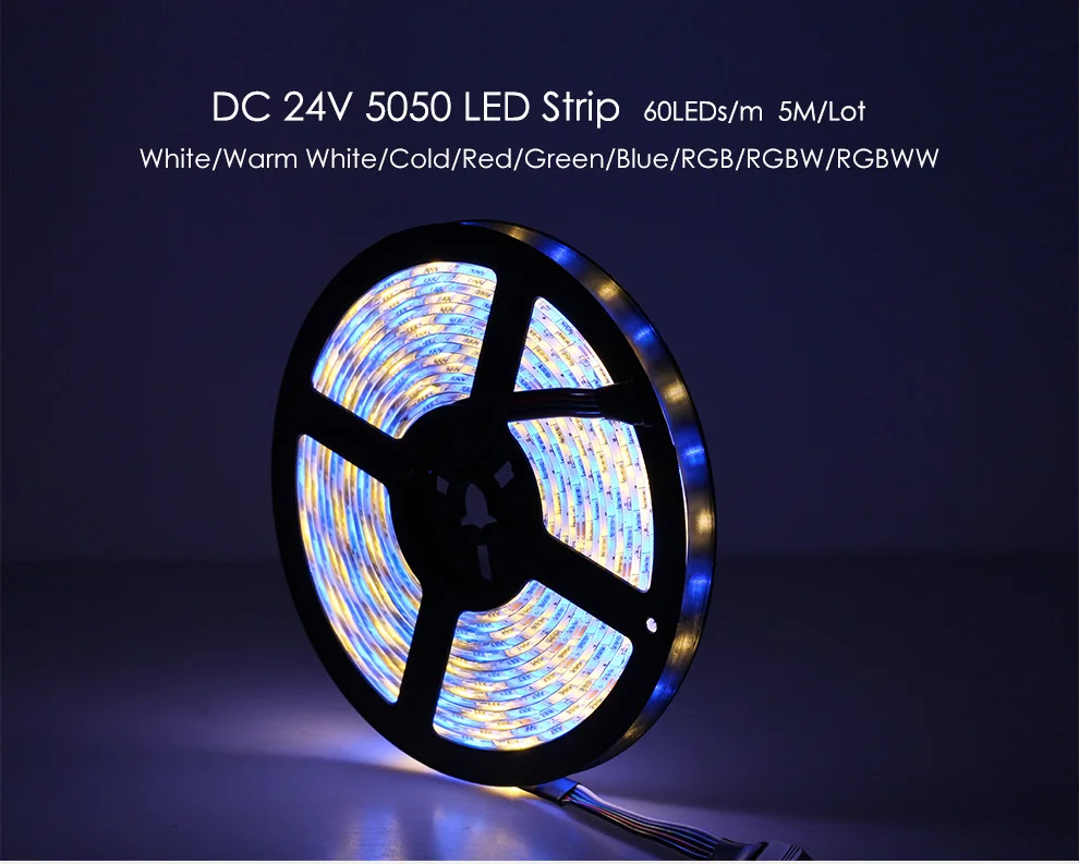 RGB RGBW светодиодный ленточный светильник 5050 DC24V 300 светодиодный s гибкий светодиодный ленточный 60 Светодиодный s/m Водонепроницаемая неоновая лента для ТВ подсветки домашнего декора