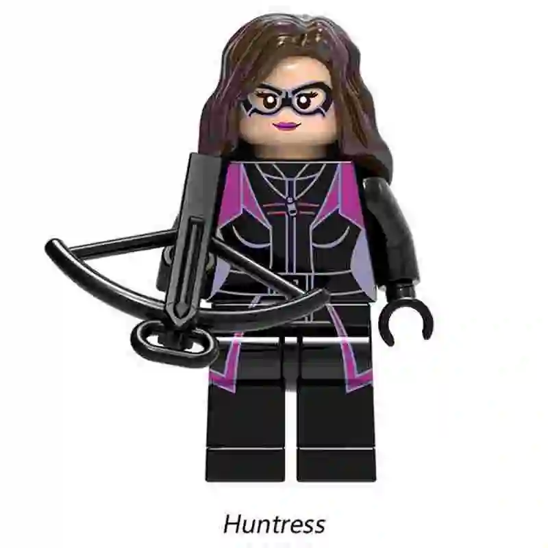 

Single Sale XH763 Legoing Huntress Doll Super Heroes Doll Figure Star Wars Building Block DIY Legoings Toys For Children