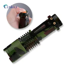 Алюминиевый Камуфляжный фонарик 1000 люменов с выпуклыми линзами XPE светодиодный тактический светодиодный фонарь в стиле милитари, уличный фонарь для кемпинга, альпинизма, светильник