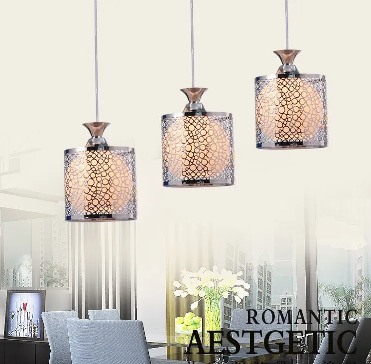 

Dining room chandelier modern minimalist crystal chandelier creative dining pendant three dining room lamp LED dining room FG620