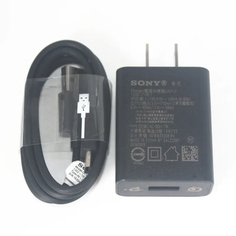 sony UCH12 QC3.0 США зарядное устройство с типом C UCB20 кабель для sony Xperia XZ XZP XZS XC XP Z4 Z5P