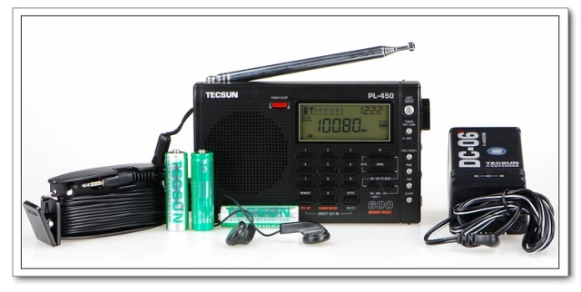 Tecsun PL-450 FM Радио стерео LW MV SW-SSB AIR PLL SYNTHESIZED PL450 вторичная переменная частота радио