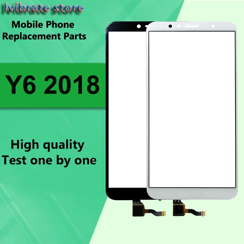 5 7 &quotдля Huawei Y6 2018 LCD Передний сенсорный экран дигитайзер Внешний стеклянный