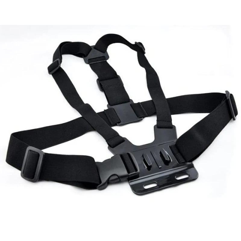 Gopro Accessories Adjustable Chest Strap Belt Body Tripod Harness Mount